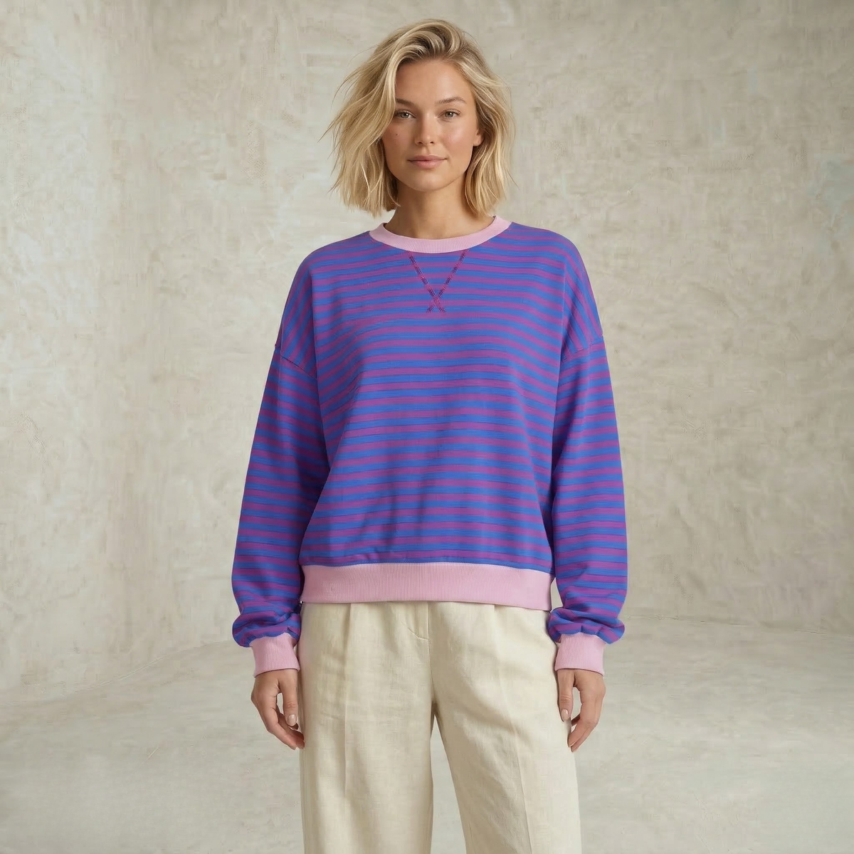 Barbara | Relaxed Striped Sweater