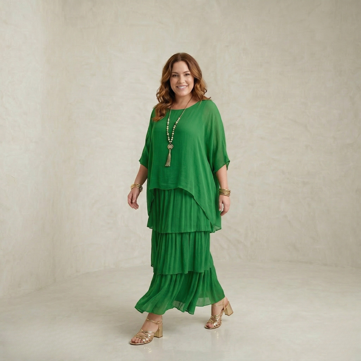 Katrina | Graceful Layered Maxi Dress