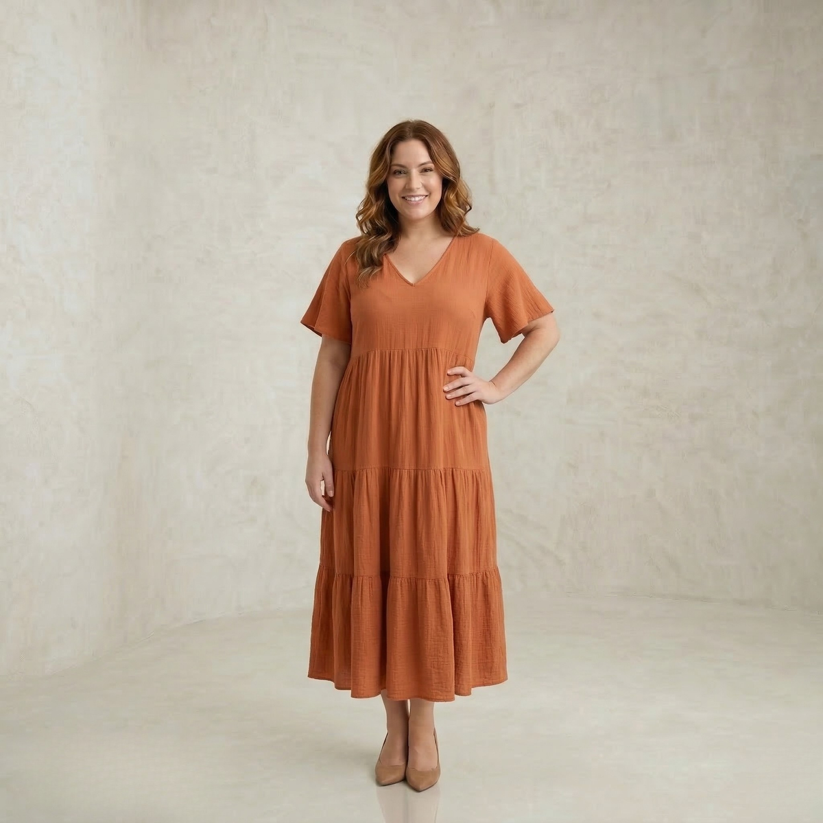 Manon | Soft Ruffled Maxi Dress
