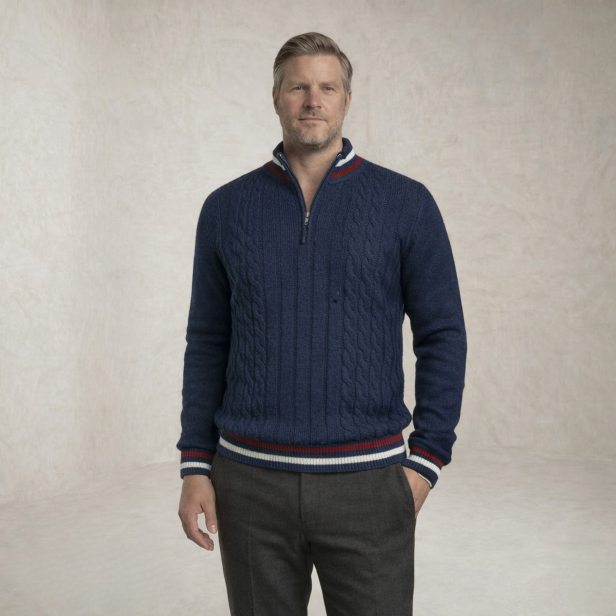 Mason | Textured Pocket Sweater