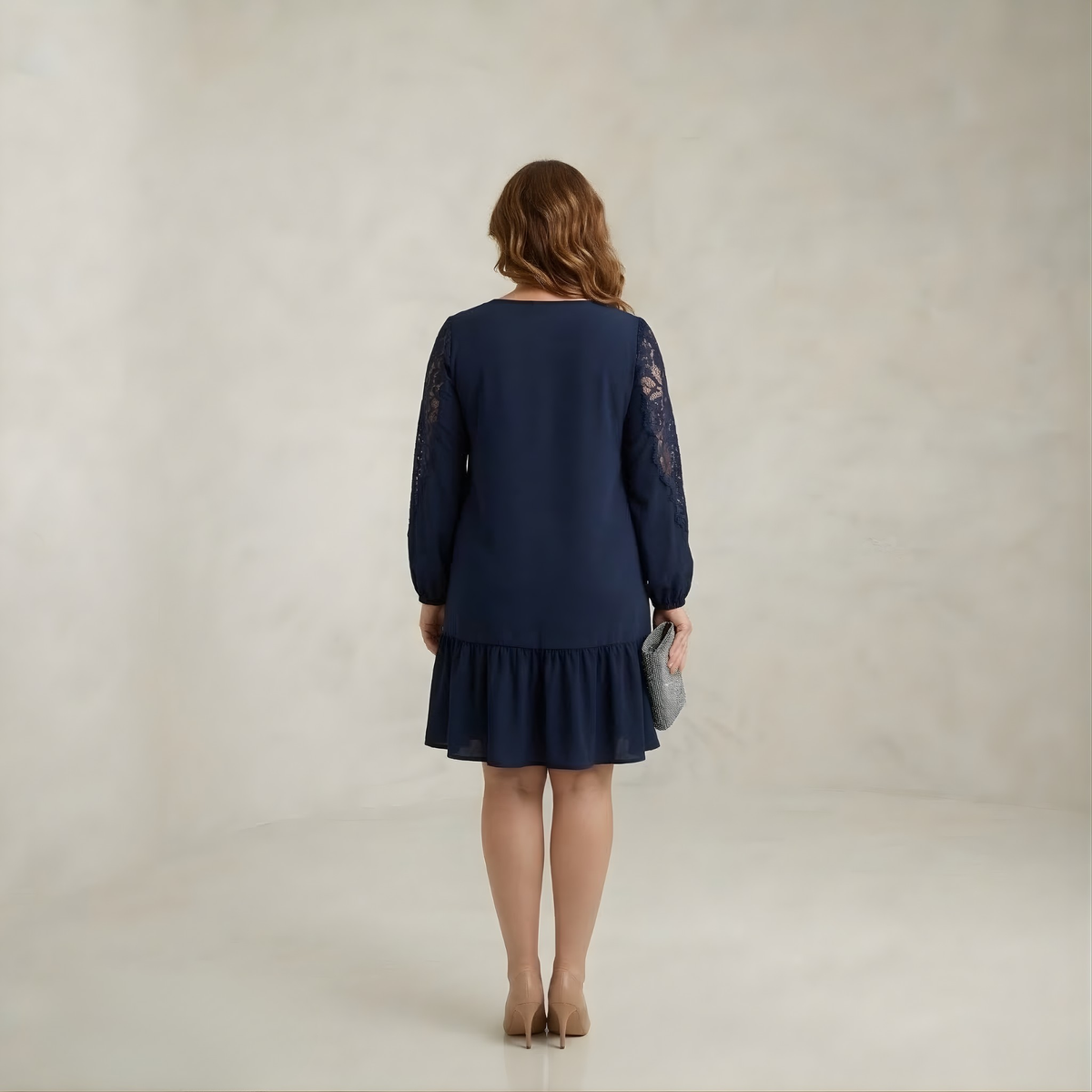 Nova | Midnight Bloom Lace Dress