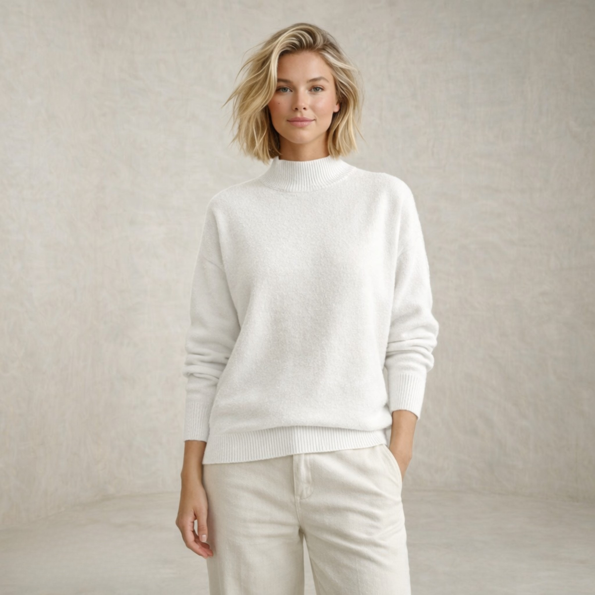 Zoe | Classic Turtleneck Knitted Sweater